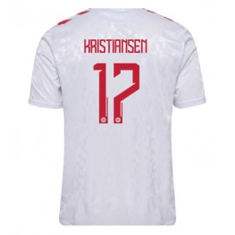 Denemarken Victor Kristiansen #17 Uit tenue EK 2024 Korte Mouw